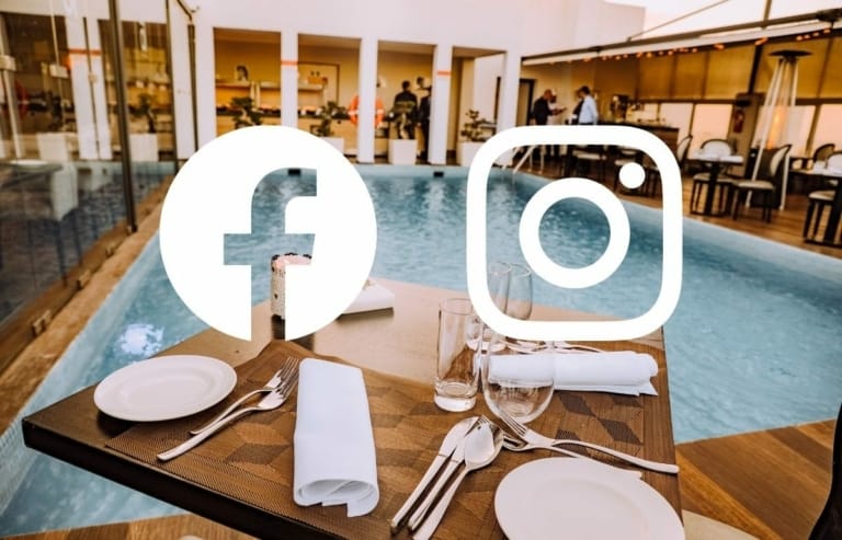 Facebook und Instagram im Hotel